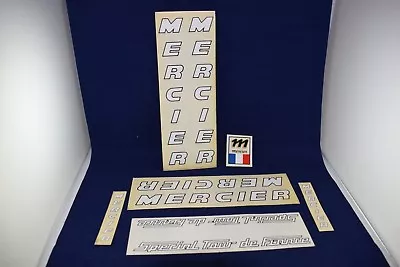 MERCIER Set Decals Stickers White / Black Edging Vintage Nos 1980s • $78