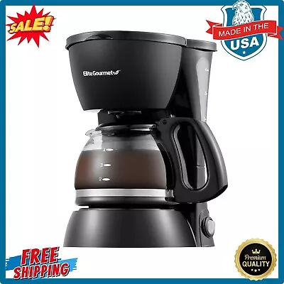 Elite Gourmet EHC4128 Automatic 4-Cup Brew & Drip Coffee Maker Free Delivery • $21.99