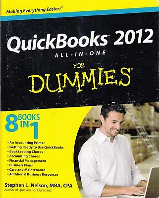 QuickBooks 2012 All-in-one For Dummies - Stephen L Nelson - Acceptable - Pape... • £5