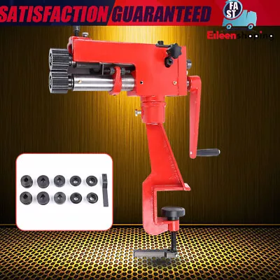 Metal Bead Roller Machine Professional Sheet Steel Bender 22-Gauge W/ 6 Dies Kit • $201.40