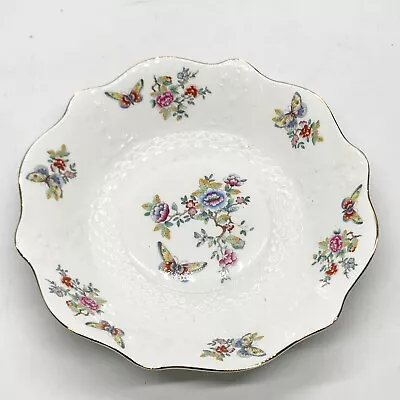 £34.99 • Buy Vintage Aynsley Pottery Large Butterflies Pattern Fruit Dish Bowl