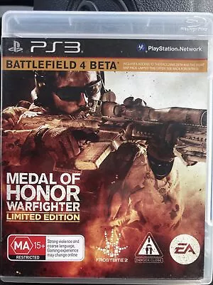 Medal Of Honor Warfighter Limited Edition PlayStation 3 PS3 - Free Postage • $9.95
