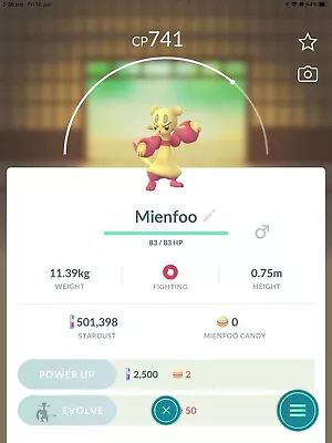 $2.99 • Buy Mienfoo ✔ TRADE ✔ Pokemon ✔ NON SHINY ✔ GO