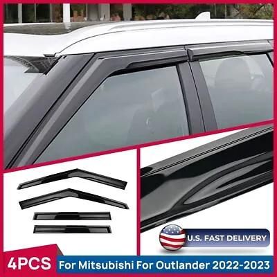 For Mitsubishi Outlander 2022-2024 Window Visor Vent Sun Shade Door Rain Guard • $31.95