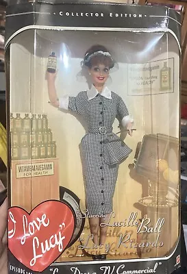 **I Love Lucy Does A TV Commercial Barbie Mattel 1997 NRFB Yt4 • $25