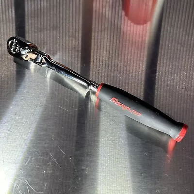 Snap-On 1/4  Drive 80 Technology Soft Grip Long Handle Flex-head Ratchet THLF72 • $60