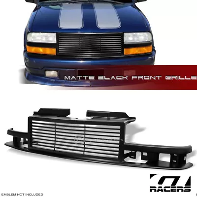 For 1998-2004 S10 Blazer/Truck Matte Black Horizontal Front Bumper Grill Grille • $122