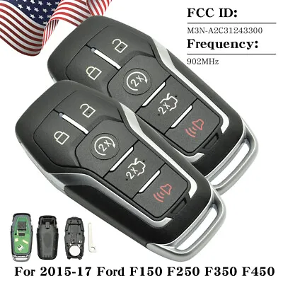 For 2015 2016 2017 Ford Edge Explorer Mustang Smart Car Remote Control Key Fob • $48.73