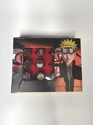 10 PCS Naruto Rings Set NARUTO Akatsuki Member's Cosplay Rings • £6.50