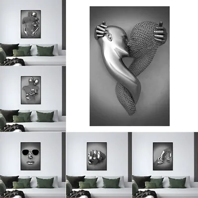 $9.11 • Buy 3D Effect Abstract Art Prints Poster Wall Canvas Paintings Picture Decor A1 A2