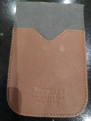 Jack Wills Glasses Case  Green And Brown Leather And Cotton • £1.79