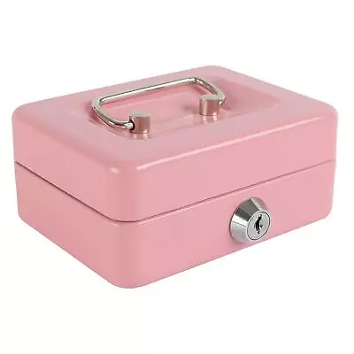 Cash Box With Money Tray And Key Lock For Supermarket School Lockers Small • $15.18