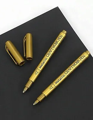 Gold Paint Marker Pen Waterproof Permanent Pen • £2.25