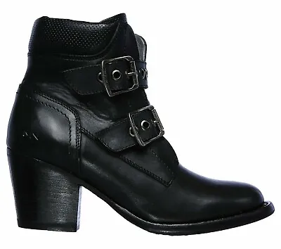 Mark Nason Los Angeles Yuma Sonora Ankle Boot Black Leather Size US 7.5 & 10 • $139.99