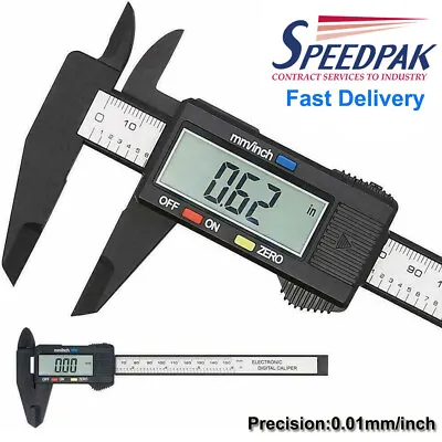 Electronic Digital Caliper Dial Vernier Caliper Gauge Micrometer Measuring Tool • $1.99