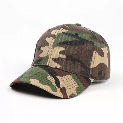 Fidra  Army Camouflage Baseball Cap 1 Size Adjustable FAST POST 🚚💨 • £6.72