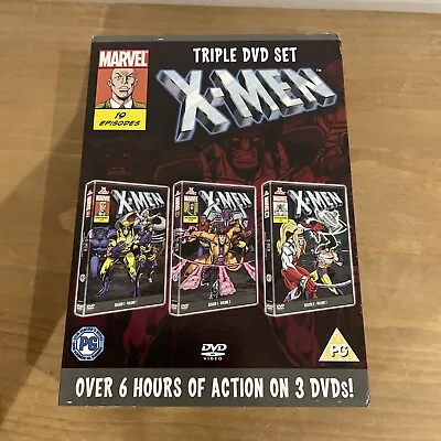 X-Men Triple DVD Set Season 1 Volume 1/2 Season 2 Volume 1 New & Sealed • £14.99
