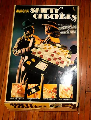 Vintage Aurora Shifty Checkers Board Game  1973 • $17