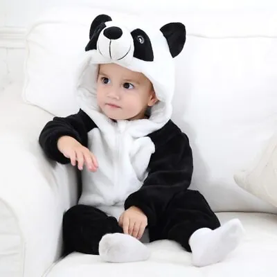 $29.26 • Buy Baby Rompers Winter Kigurumi Lion Costume For Girls Boys Toddler Animal Jumpsuit