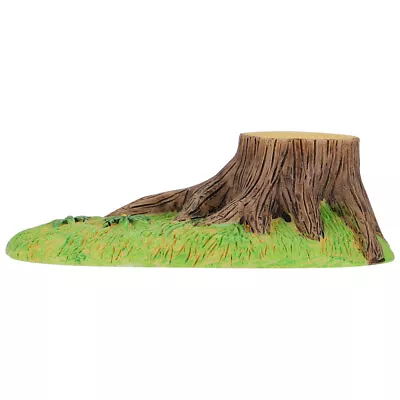 Garden Miniature Tree Stump Moss Landscape Statue Miniature Garden Ornaments • £8.38