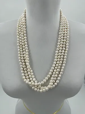Macy’s 100  Inch  Cultured Pearl 7-8mm Endless Pearl  Necklace • $199.95