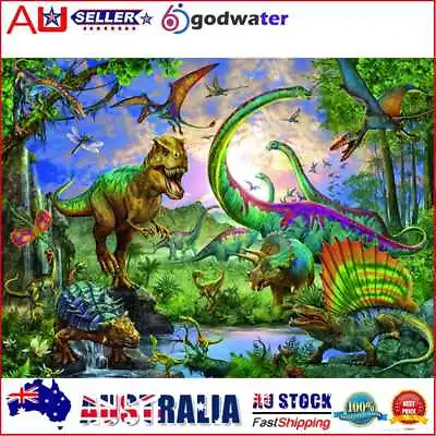 $11.59 • Buy 5D DIY Full Drill Diamond Painting Forest Dinosaurs Cross Stitch Embroidery AU