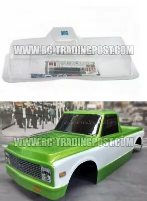 1972 Chevy C10 Clear RC Body 1/10-1/8 (WB 12.6  320mm) (T/E-Maxx/Revo/Savage) • $54.99