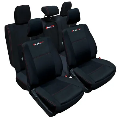 Premium Neoprene Full Set Seat Covers-Ford Ranger T6.2 Sport/Wildtrak-Jul '22 On • $481