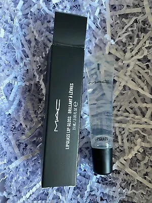 M.A.C MAC Lipglass Lip Gloss 'clear' 15ml Full Size New & Boxed RRP £18.00 • £9.50