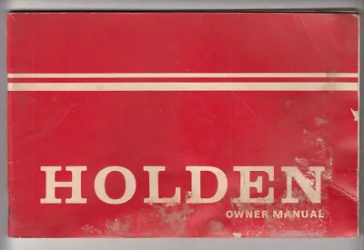 1972 HOLDEN HQ PREMIER KINGSWOOD MONARO SEDAN & WAGON Owners Manual 202 253 308 • $24.95