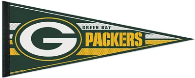 Green Bay Packers NFL Mesh Style 12 X 30 Wincraft Felt Pennant • $9.31