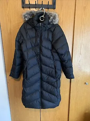 Women’s Marmot Montreax Long Down Jacket Parka XL Black • $115