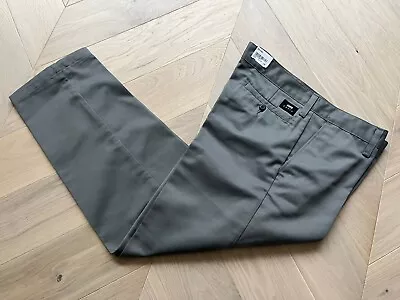 Edwin Zoot Chino Trouser Pants Grey Size W32 L00 RRP £100 • £29.99