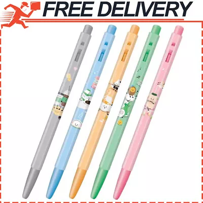 MONAMI 5.5  Yummy Ballpoint Pens 0.5mm 5 Body Colors Ink 5 Colors • $9.89