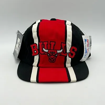 Chicago Bulls Starter NBA Basketball Vtg 90s Strap Snapback Sports Hat Cap NWT • $45