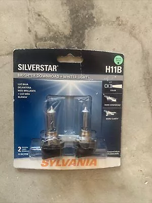 Sylvania H11B SilverStar High Performance Halogen Headlight Pair Set 2 Bulbs • $20.99