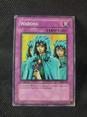 Yugioh! LP Waboku SDY-040 Common 1st Edition Lightly Played See Detailed Pics  • $10.85