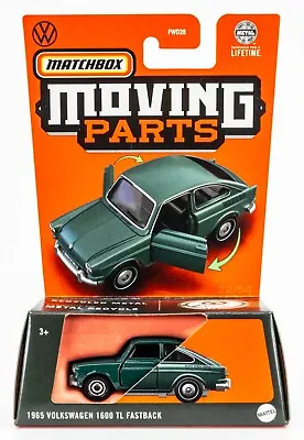 2024 Matchbox Moving Parts #22 1965 Volkswagen 1600 TL Fastback JAVA GREEN | FSC • $4.99