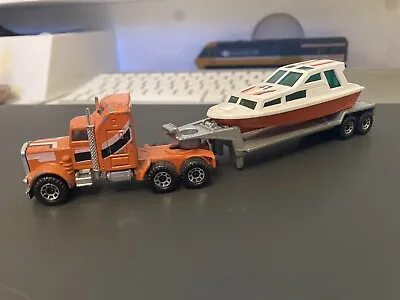 Matchbox Convoy CY4 Kenworth Boat Transporter • £10