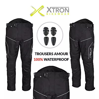 £38.99 • Buy NEW Motorcycle Camouflage Waterproof Motorbike Motocross Textile Armour Trouser
