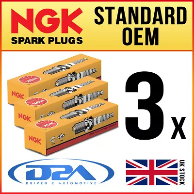 £10.82 • Buy 3x NGK BPMR7A (4626) Standard Spark Plug *Wholesale Price SALE*