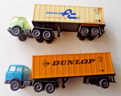 2 X Lorrys From The Lima Container Crane Set Oo Gauge • £9.99