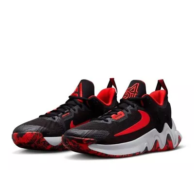 Nike Giannis Immortality 2 Men's Sizes Basketball Shoes Black Red DM0825-005 • $58.46