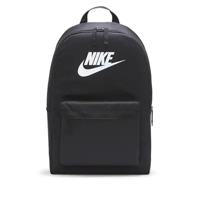 Nike Unisex Heritage Backpack Kids School Bag Laptop Backpack Black • £25.99