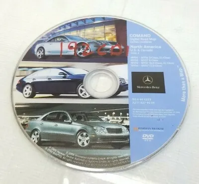 Mercedes-Benz SL S E CL SLK CLS Harmon/Becker Navigation DVD - A2118279659 • $60.80