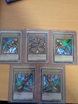 Exodia The Forbidden One NM 1st Edition Full Set Ultra Rare YGLD-ENA17 ENA21  • £19