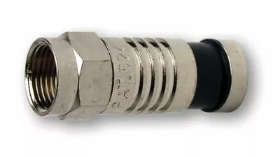 Platinum Tools 18001 F-Type Nickel Coaxial Compression Connectors 100 Pack • $12.27