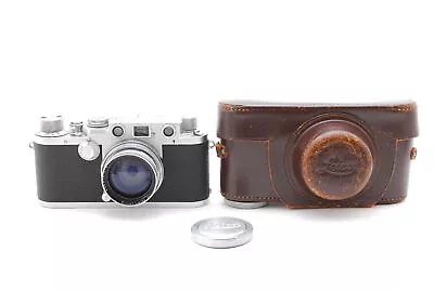 【N MINT W/Case】 Leica IIIf RF Film Camera + Summitar 5cm 50mm F2 Lens From... • $1595.55