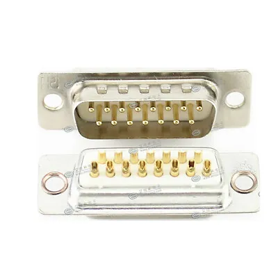 D-SUB 15Pin BD15 Plug Male Female VGA Cable Assembly Solder Connector Cup Socket • £2.82