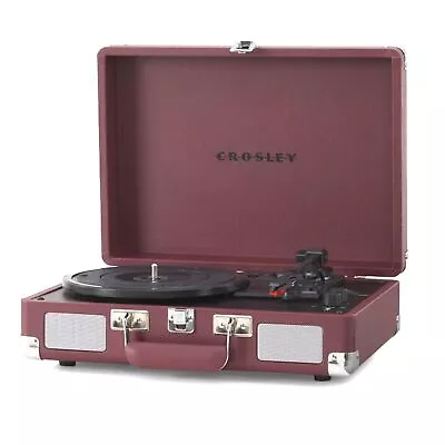 Crosley Cruiser Plus Bluetooth Turntable 3 Speed Burgundy • $133